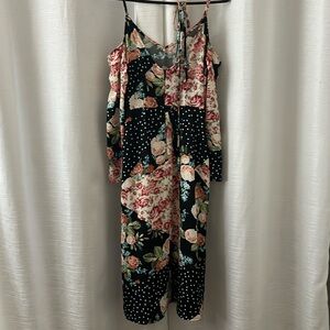 Topshop floral midi dress.